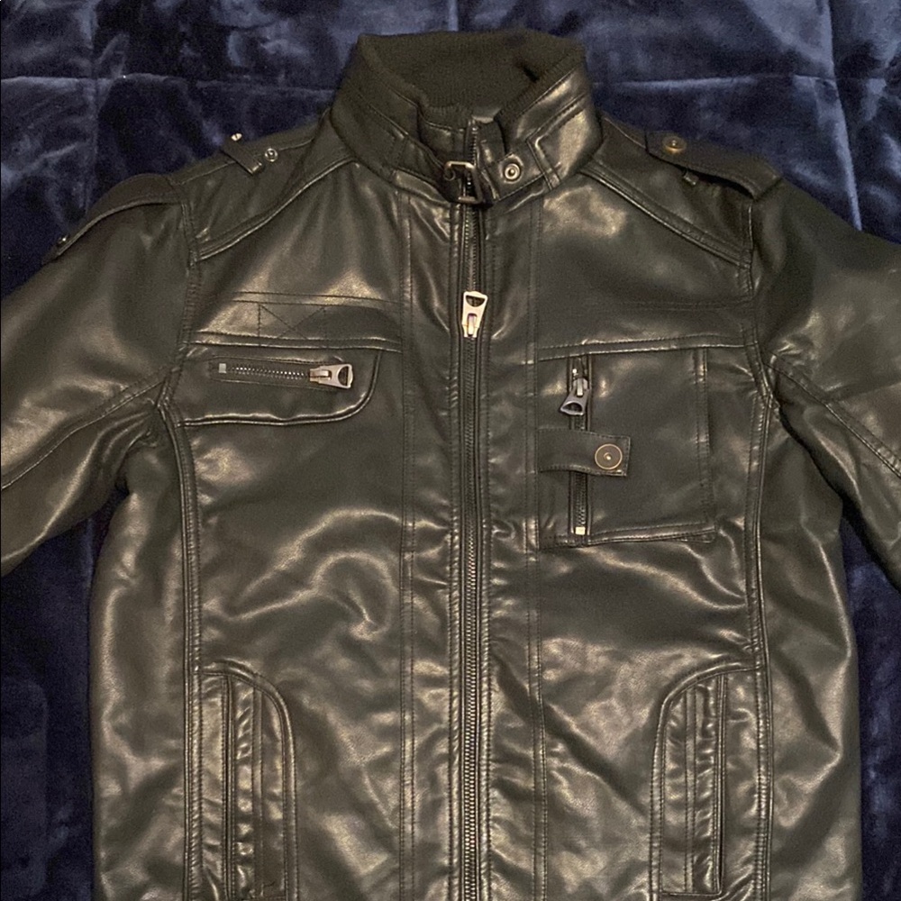 Men's faux Leather Jacket